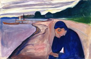 憂鬱 作： Edvard Munch
